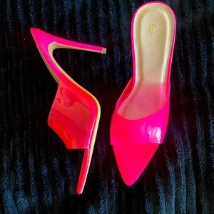 Hot Pink Heels : Worn ONCE 🩷